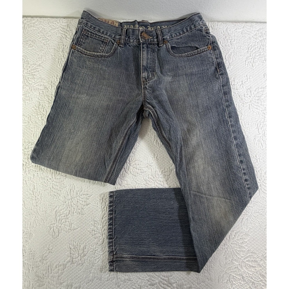 VINTAGE/ Y2K PACO JEANS DENIM EMBROIDERED BAGGY WIDE LEG SIZE 34x31‎
